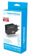 Мережевий зарядний пристрій Esperanza 20W USB-C PD Black (5901299960547) - зображення 3