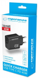 Мережевий зарядний пристрій Esperanza 45W USB-C PD Black (5901299960608) - зображення 3