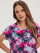 Футболка хлопковая женская Moodo L-TS-4695 XS Фуксия (5904152531991) - изображение 5