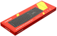 Klawiatura bezprzewodowa Canyon KB-1 USB Black (CNE-CKEY01-UK/US) - obraz 3
