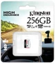 Карта памяти MicroSDXC Kingston High Endurance 256ГБ Class 10 UHS-I U1 A1 (SDCE/256GB) - изображение 2
