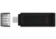 Флешка/флеш память Kingston DataTraveler 70 DT70/64GB USB Type-C/64ГБ Черный - изображение 2