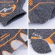 Треккинговые носки мужские и женские CoolMax AONIJIE 40-44 серые с оранжевым — спортивные, для бега и походов - изображение 5
