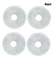Микрофибровые накладки (тряпки) для робот-пылесоса Roborock Q Revo ( QR02-00 / QR52-00 ) / Qrevo 5AE / Qrevo 5A1 / 4 шт - изображение 1
