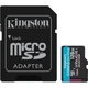 Карта памяти Kingston 128GB microSDXC сlass 10 UHS-I U3 V30 A2 Canvas Go Plus G4 (SDCG4/128GB) - изображение 1