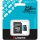 Карта памяти Kingston 256GB microSDXC сlass 10 UHS-I U3 V30 A2 Canvas Go Plus G4 (SDCG4/256GB) - изображение 3