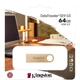USB флеш накопичувач Kingston 64GB DataTraveler SE9 G3 Gold USB 3.2 (DTSE9G3/64GB) - зображення 6
