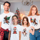 Футболки Family Look Кавун Сім'я новорічних коней M 4 шт Білий ФП013164(M) - изображение 2