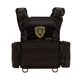 Плитоноска Warmor Gen.3 Pro с системой быстрого сброса. Molle. Цвет Чёрный - изображение 5