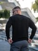Світшот чоловічий оверсайз джемпер із бавовни чорний Teamv Raise M - зображення 6