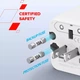 Listwa przeciwprzepięciowa Canyon OnTour One Travel Adapter EU/UK/US/AUS White (CNS-TA1005W) - obraz 7