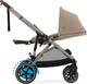 Wózek spacerowy Cybex e-Gazelle S Almond Beige Gold (4063846466023) - obraz 5
