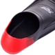 Ласты тренировочные с закрытой пяткой CIMA PL-6090-02 (силикон, размер XS-XL (30-44), черный-красный) (PL-6090-02_Чорно-червоний_S_() - изображение 5
