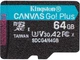 Карта пам'яті Kingston 64GB microSD C10 UHS-I U3 A2 V30 (SDCG4/64GBSP) - зображення 1