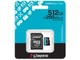 Карта пам'яті Kingston 512GB microSD C10 UHS-I U3 A2 V30 + SD Adapter (SDCG4/512GB) - изображение 3