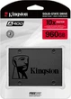 Накопичувач SSD 960GB Kingston SSDNow A400 2.5" SATAIII (SA400S37/960G) - изображение 4