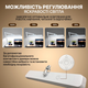 Настольная LED лампа бестеневая для косметолога мастера маникюра наращивания ресниц тату вышивки для учебы для работы Doctor Lamp 9505 LED 234 светодиода 24W 2700К-4000К-6000К с регулировкой яркости - изображение 3