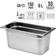 Pojemnik gastronomiczny Yato GN 1/3 ze stali nierdzewnej 32.5x17.6x15 cm (5906083861147) - obraz 3