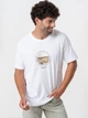 Футболка хлопковая длинная мужская Jack & Jones 12281084 M Bright White (5715721159443) - изображение 1