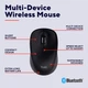 Мышь Trust 25440_TRUST Yvi+ Compact Multi-Device, WL/BT/USB-A, черный - изображение 2