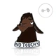 Брошь-значок BROCHE бижутерия Животные Лама No Touchy коричневая BRGV115092 - изображение 1
