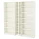 Стелаж BILLY / GNEDBY 200x202x28 см IKEA 990.178.36 білий - зображення 1