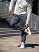 Штаны мужские из хлопка демисезонные Teamv casual sport Серо-синие S - изображение 3