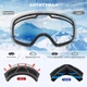 Лыжные очки KINGSEVEN 9803 Blue S с антитуманным покрытием и защитой от ультрафиолета - изображение 5