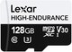 Карта пам'яті Lexar High-Endurance microSDXC 128GB UHS-I (LMSHGED128G-BCNNG) - зображення 1