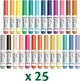 Набір фломастерів Crayola Pip Squeaks Washable Mini Markers 25шт 045227 - зображення 3