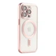 Чохол TPU Metallic Chrome Full Camera with Magsafe для iPhone 14 Pro Колір Chrome Rose - изображение 12