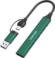 USB-hub Canyon DS-02 4in1 USB-A/C Green (CNS-TDS02GR) - obraz 4