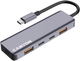 USB-hub Canyon DS-18 5in1 USB-C Grey (CNS-TDS18) - obraz 3