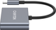 USB-hub Canyon DS-3 3in1 USB-C Dark Grey (CNS-TDS3) - obraz 2