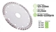 Диск алмазный отрезной Alloid Turbo 125 мм (DS-7125T) - изображение 3