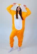 Женская кигуруми пижама взрослая и подростковая My kigu лисичка оранжевая M 155-165 см. (1041) - изображение 1