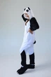 Женская кигуруми пижама взрослая и подростковая Kigurumi Панда Кунг-фу Черный L 165-175 см. (1017) - изображение 3
