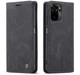 Чехол-книжка CaseMe из нубука для Xiaomi Redmi Note 10/10s Чёрный - изображение 7