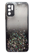 Чехол Stardust с цветными бортиками для Xiaomi Redmi Note 10 5G Черный - изображение 1
