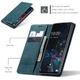 Чехол-книжка CaseMe из нубука для Samsung A72 Бирюзовый - изображение 9