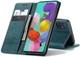 Чехол-книжка CaseMe из нубука для Samsung A51 Бирюзовый - изображение 10