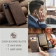 Чехол-книжка CaseMe из нубука для Xiaomi Redmi Note 12 Тёмно-коричневый - изображение 9