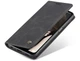 Чехол-книжка CaseMe из нубука для Samsung A12/M12 Чёрный - изображение 12