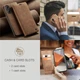 Чехол-книжка CaseMe из нубука для Xiaomi Redmi Note 13 Pro+ 5G Светло-коричневый - изображение 2
