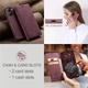 Чехол-книжка CaseMe из нубука для Xiaomi Poco X7 Pro 5G Бордовый - изображение 2