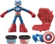 Набір для творчості з масою для ліплення Hasbro Герої Marvel Captain America Stamping Shield (F9829_G0056) - зображення 2