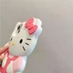 Чехол Silicon Power для Apple iPhone 13 Pro Max (6.7") Hello Kitty White/Red - изображение 7