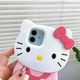 Чехол Silicon Power для Apple iPhone 13 Pro Max (6.7") Hello Kitty White/Red - изображение 10