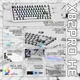 Беспроводная игровая магнитная клавиатура ATTACK SHARK X82 PRO HE 75% Магнитные свичи Hall Effect Rapid Trigger Hot-Swap RGB Bluetooth 2.4G USB Type-C аккумулятор 5000 мАч - изображение 3