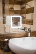 Светодиодное LED зеркало с поворотом на 360° и присоской для стены у для ванной, для макияжа (5-кратное увеличение,Регулировка света) - изображение 6
